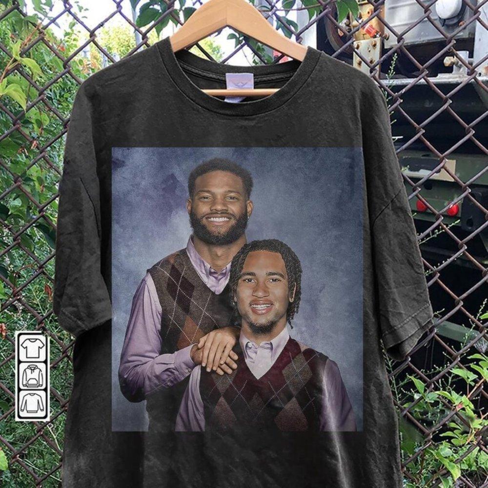 Cj Stroud Nico Collins Houston Football Shirt Texans Step Bros Tee